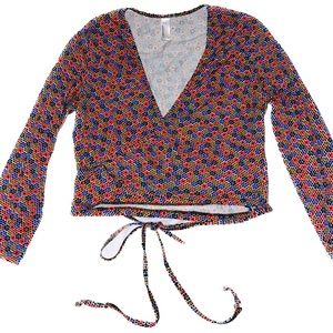 AMERICAN APPAREL Wrap Top